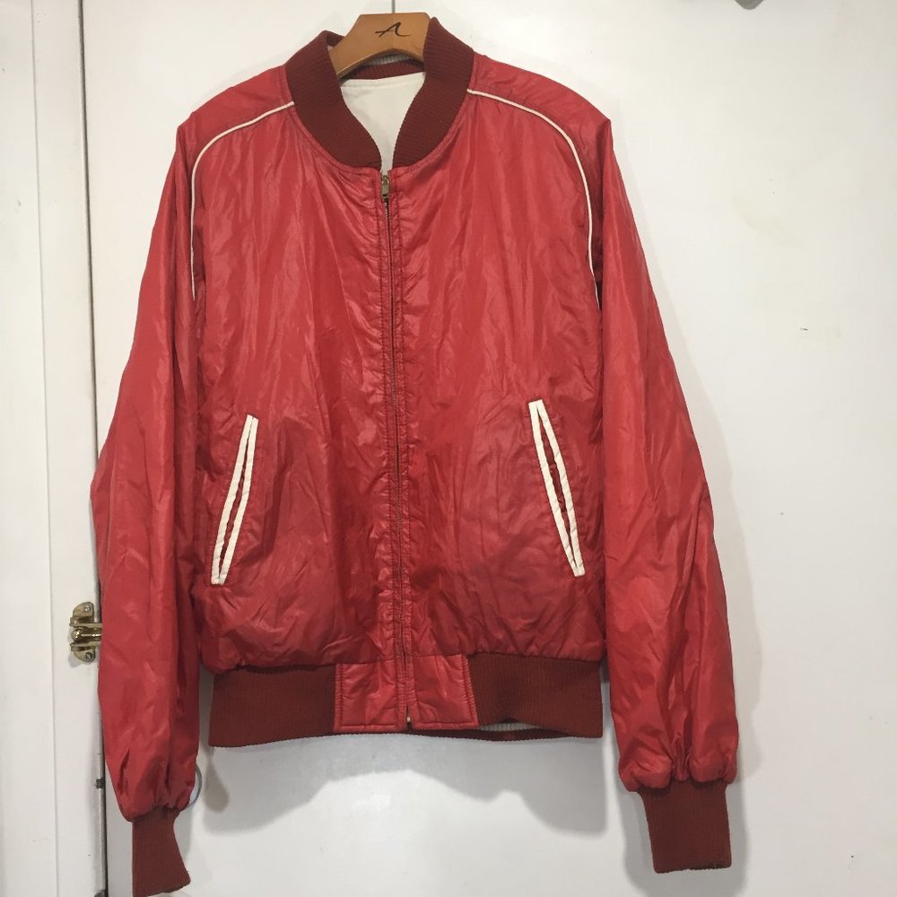 VINTAGE JCPENNEY REVERSIBLE BOMBER JACKETS SIZE L